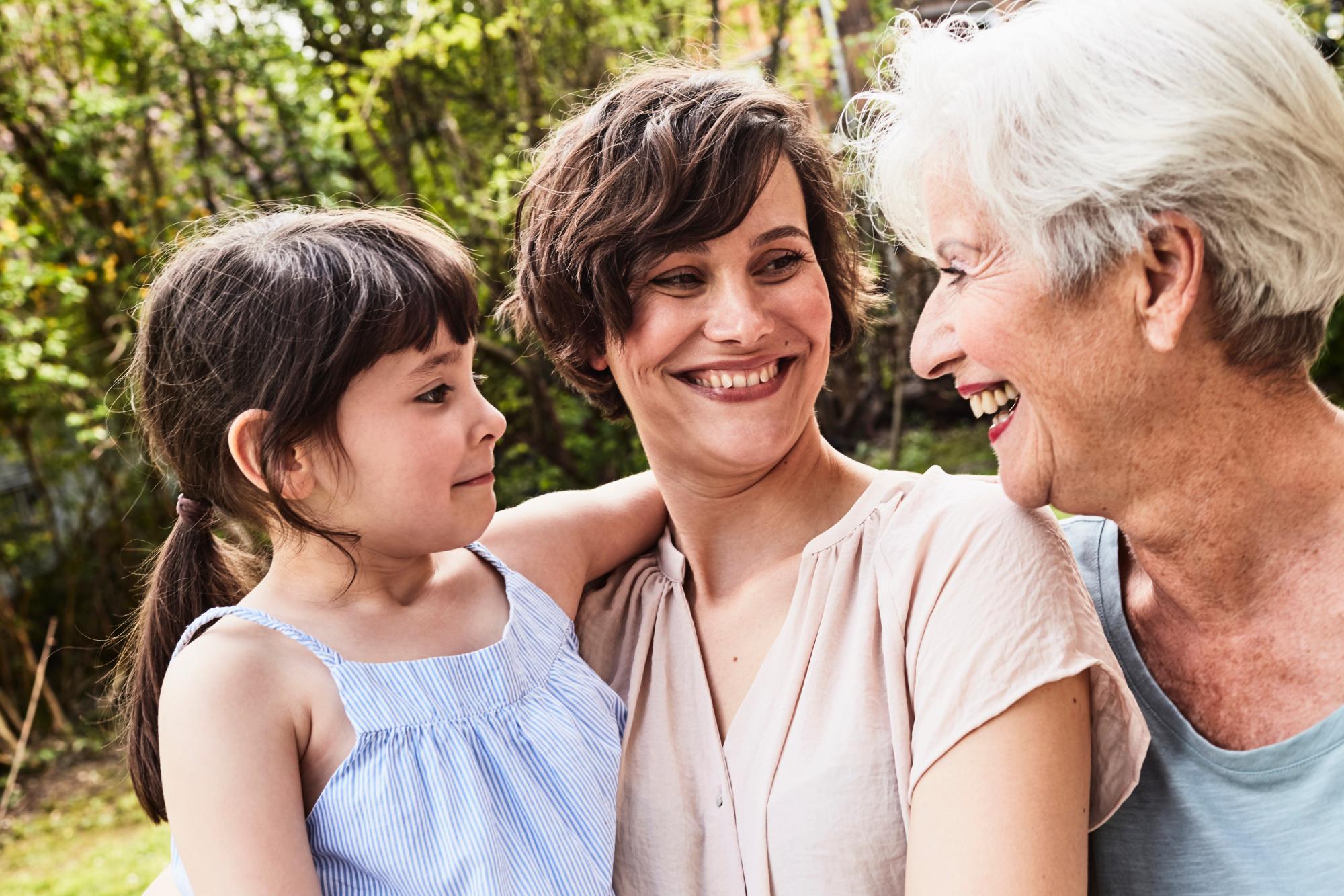 Mother daughter grandma