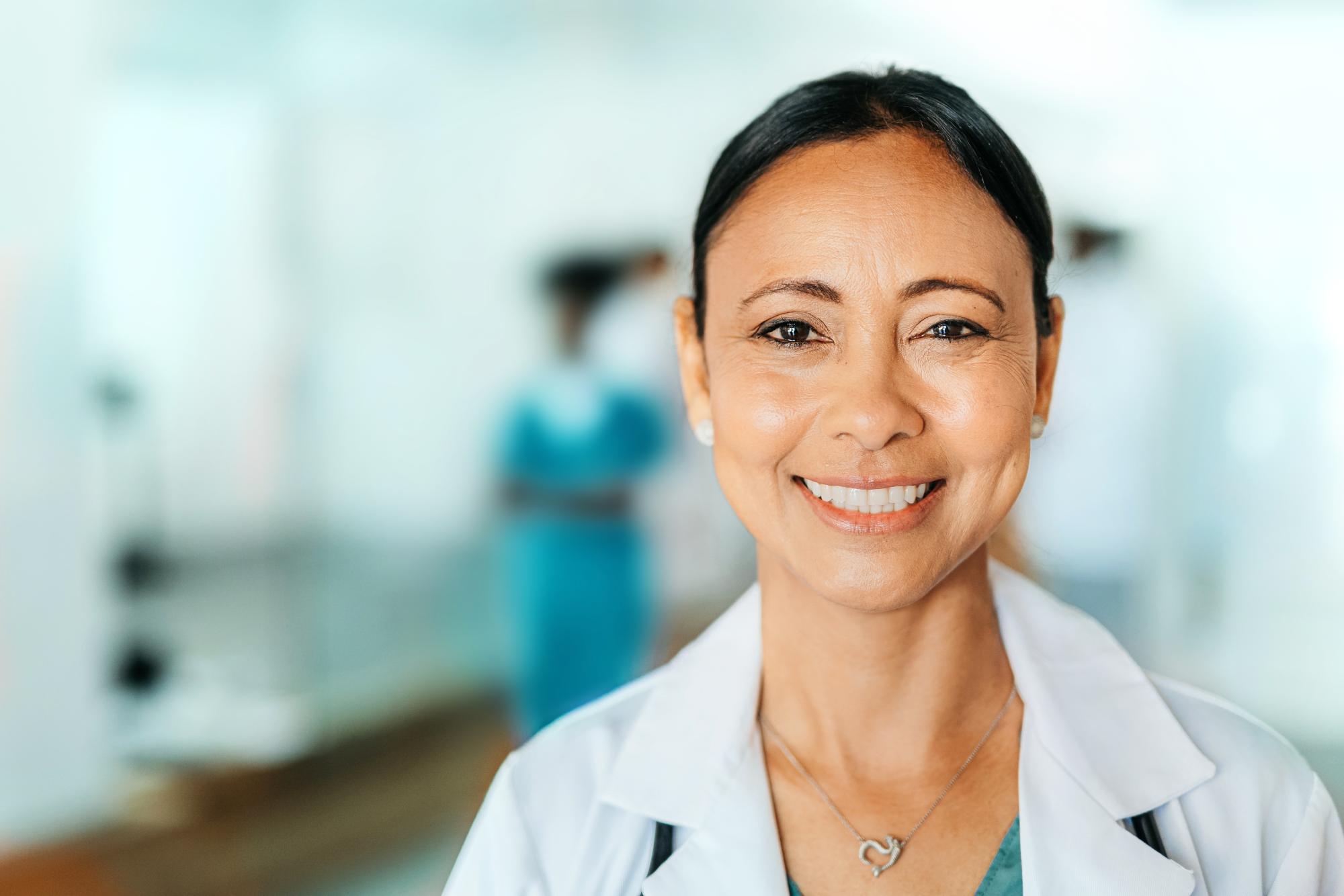 Doctor smiling